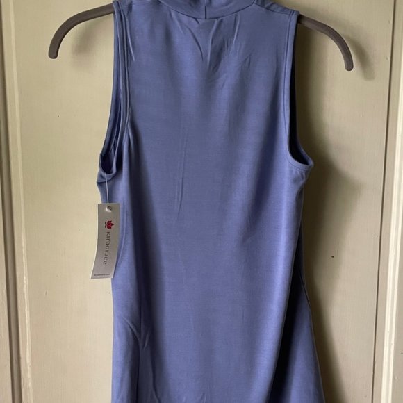Kira Grace Periwinkle Mock Turtleneck - Picture 5 of 7